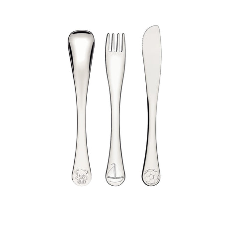 Tramontina Le Petit Stainless Steel Children's Cutlery Boy Set 3pc - Image 02