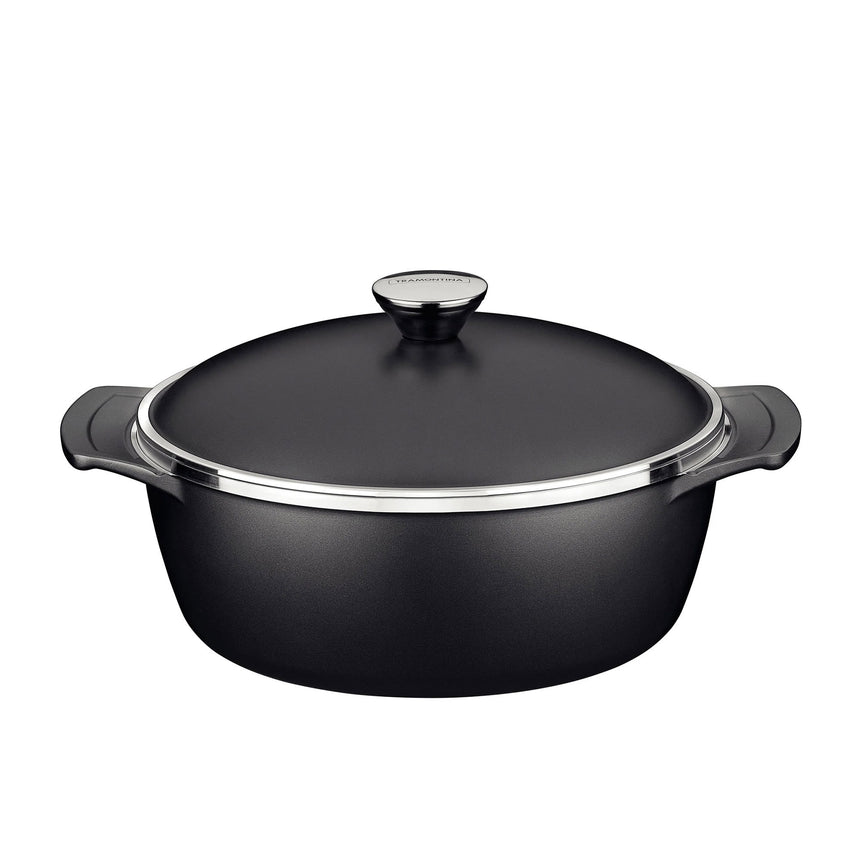 Tramontina Lyon Casserole 24cm - 3.7L Black - Image 01