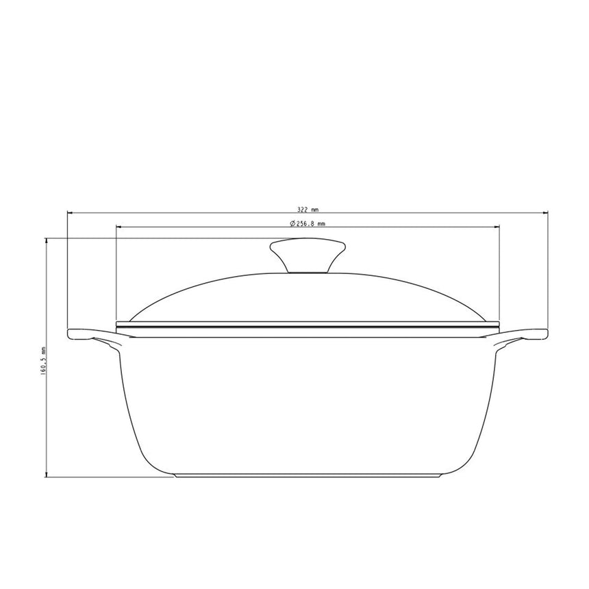 Tramontina Lyon Casserole 24cm - 3.7L Gold - Image 04