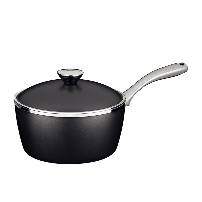 Tramontina Lyon Saucepan 20cm - 2.8L Black - Image 01