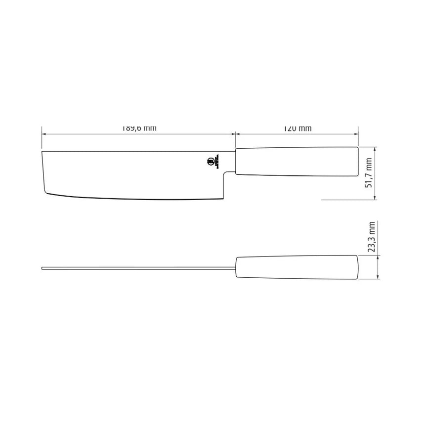 Tramontina Nakiri Sushi Knife 18cm - Image 03