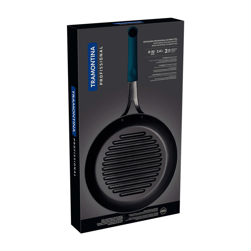 Tramontina Cast Iron Skillet Grill 30cm - Image 04