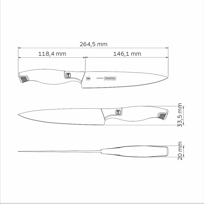 Tramontina Sublime Utility Knife 14.5cm - Image 06