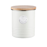 Typhoon Living Tea Canister 1 Litre Cream - Image 01