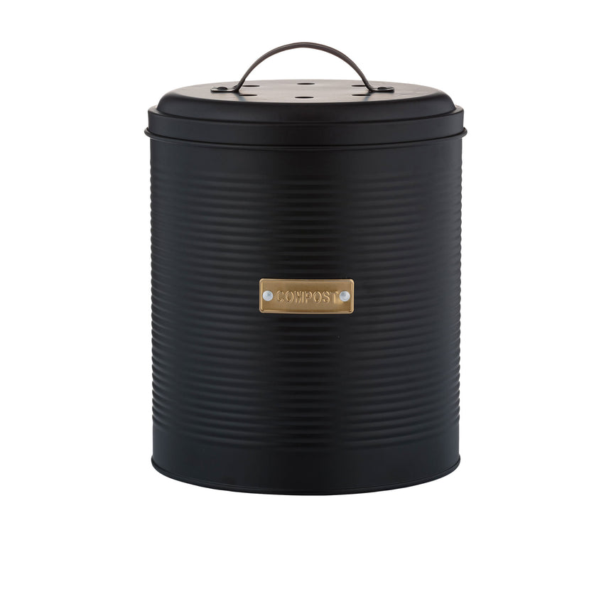 Typhoon Living Storage Compost Caddy 2.5 litre in Black - Image 01