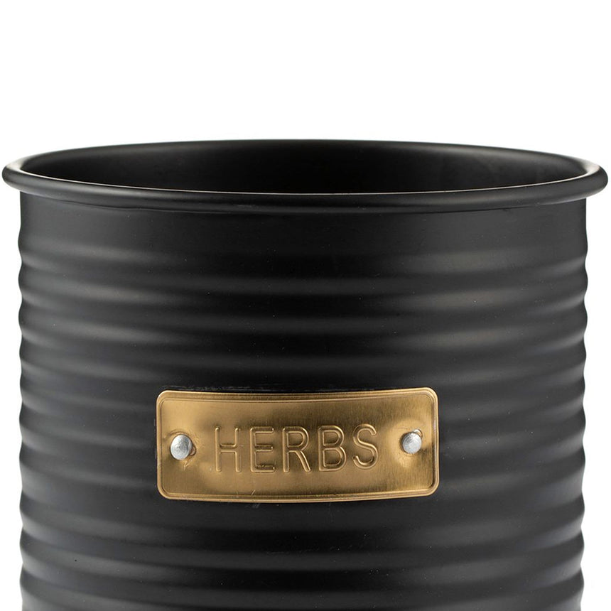 Typhoon Living Otto Herb Planter 11x9cm in Black - Image 03