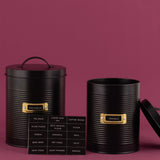 Typhoon Living Otto Storage Canister Set 2 Piece in Black - Image 04