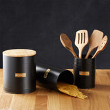 Typhoon Living Otto Utensil Pot 15cm in Black - Image 03