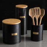 Typhoon Living Otto Utensil Pot 15cm in Black - Image 04