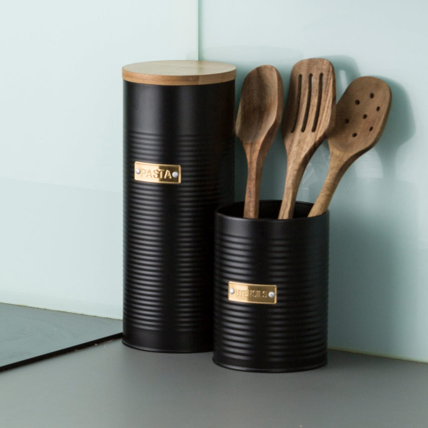 Typhoon Living Otto Utensil Pot 15cm in Black - Image 05