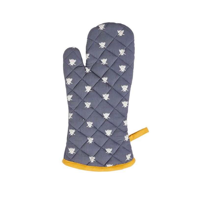 Ulster Weavers Bees Gauntlet Oven Glove in Blue - Image 01