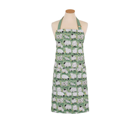 Ulster Weavers Woolly Sheep Apron Green - Image 01