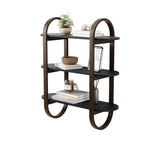 Umbra Bellwood 3 Tier Wall Shelf Walnut - Image 01