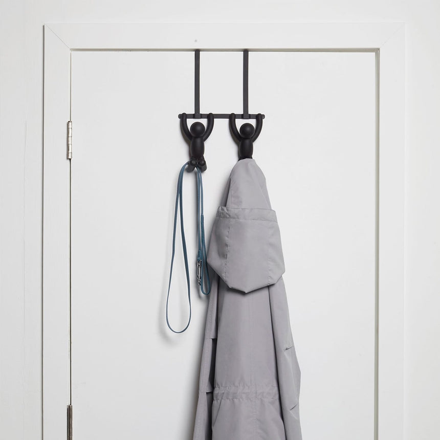 Umbra Buddy Over the Door Rack Double Hook Black - Image 03