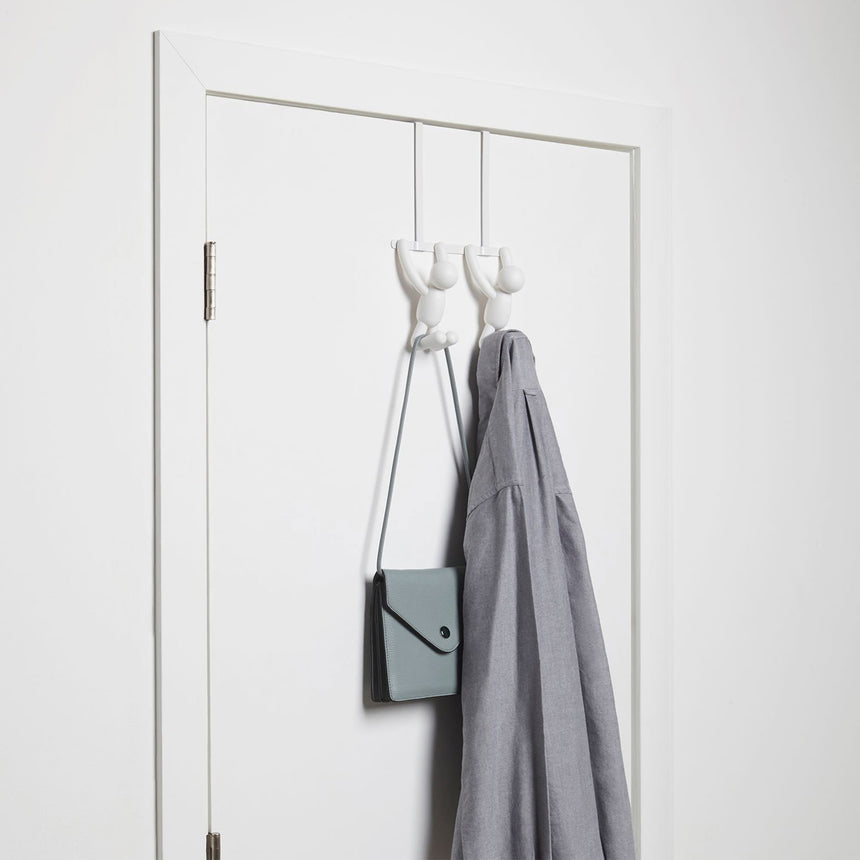 Umbra Buddy Over the Door Rack Double Hook White - Image 04