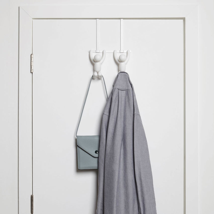 Umbra Buddy Over the Door Rack Double Hook White - Image 05