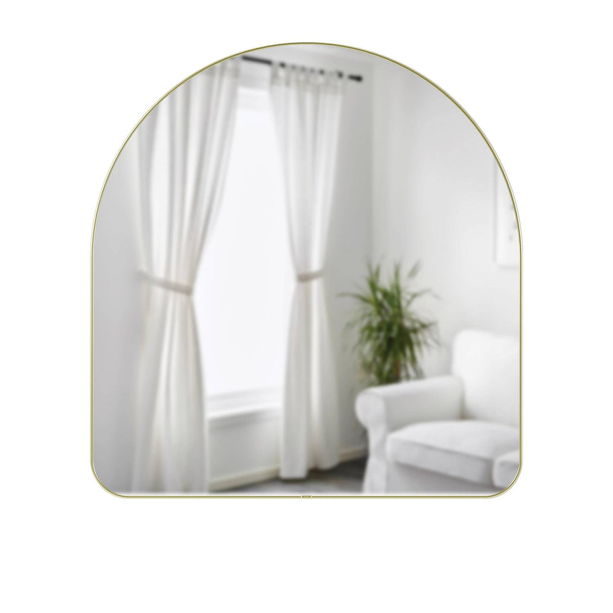 Umbra Hubba Arched Mirror Brass - Image 01