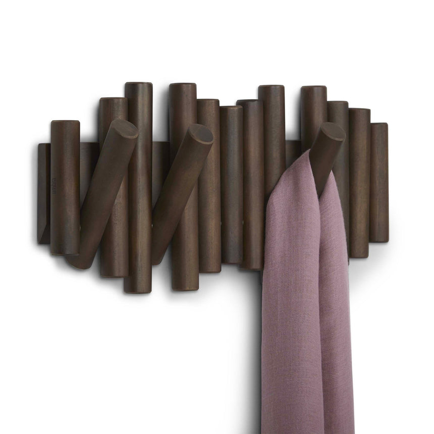 Umbra Picket Rail Hook Walnut - Image 04