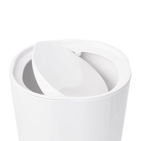 Umbra Step Trash Bin with Lid 6.6L White - Image 02