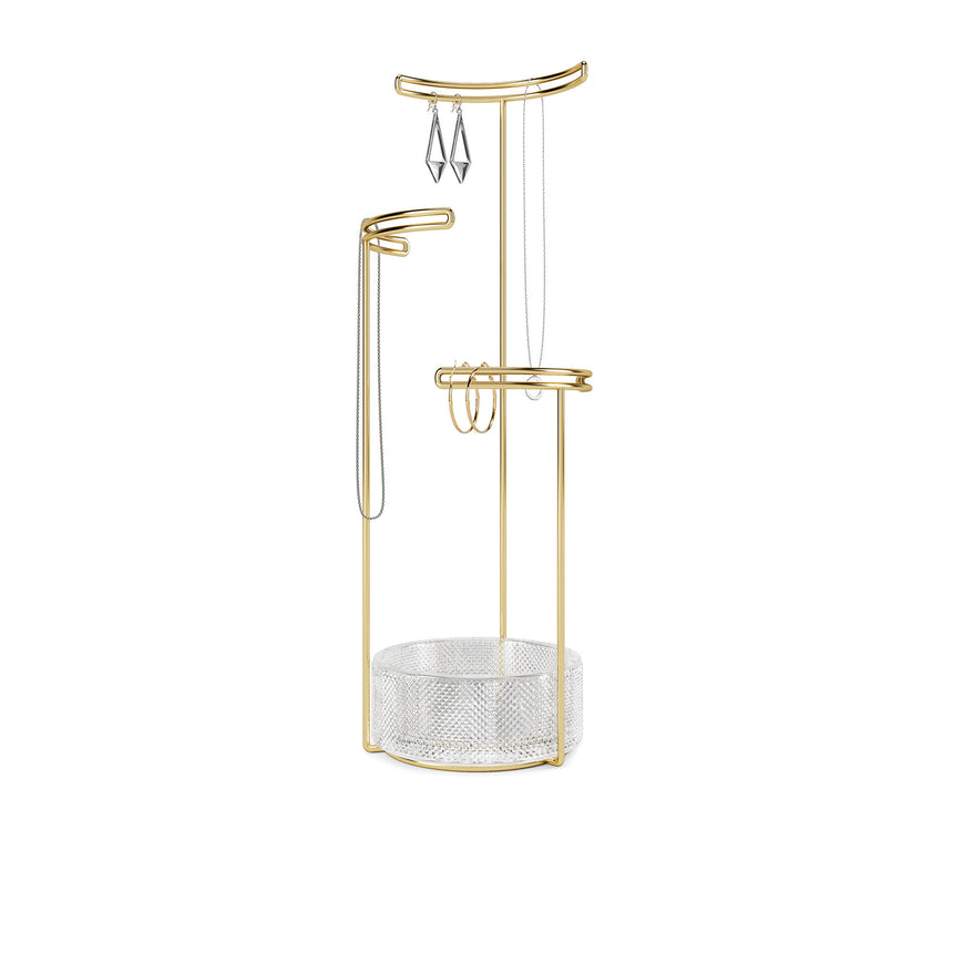 Umbra Tesora Jewellery Stand Brass - Image 02