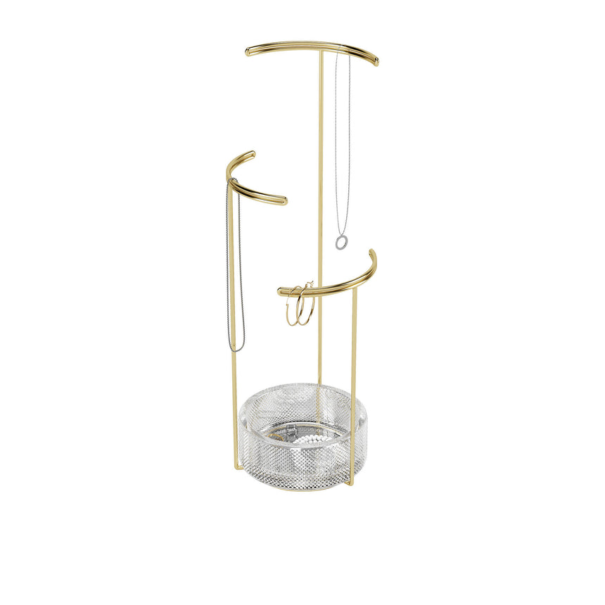 Umbra Tesora Jewellery Stand Brass - Image 03