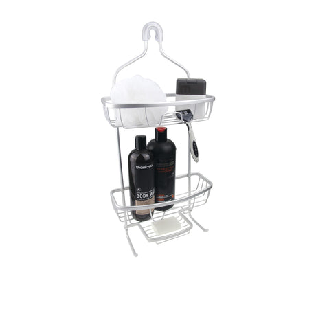 Urban Lines Cove Aluminium Shower Caddy Silver - Image 01