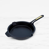 Victoria Signature Soft Seasoned Cast Iron Skillet 25cm in Black - Image 01