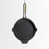 Victoria Signature Soft Seasoned Cast Iron Skillet 25cm in Black - Image 06