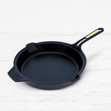 Victoria Signature Soft Seasoned Cast Iron Skillet 30cm in Black - Image 01