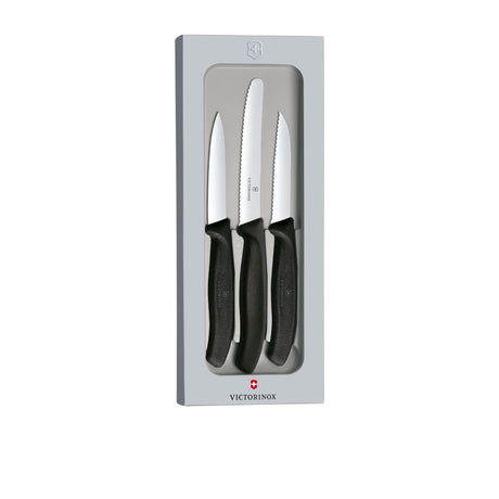 Victorinox Classic Paring Knife 3 Piece Set in Black - Image 02