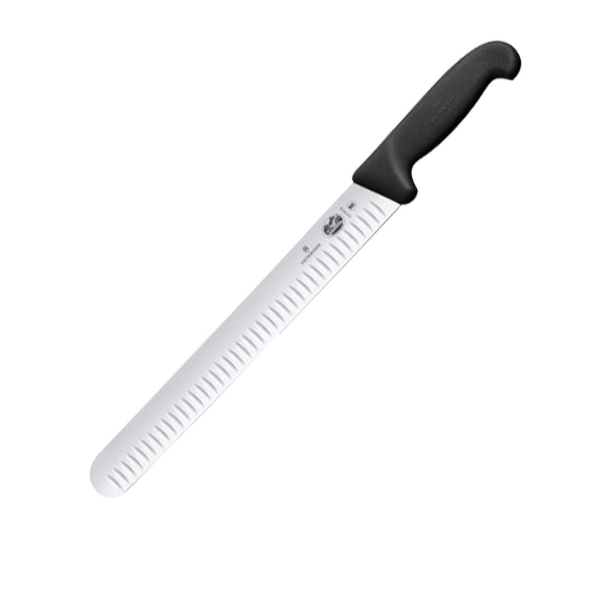 Victorinox Fluted Edge Slicing Knife 30cm in Black - Image 01