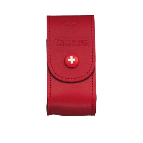 Victorinox in Red Leather Sheath 5-8 Layers - Image 01