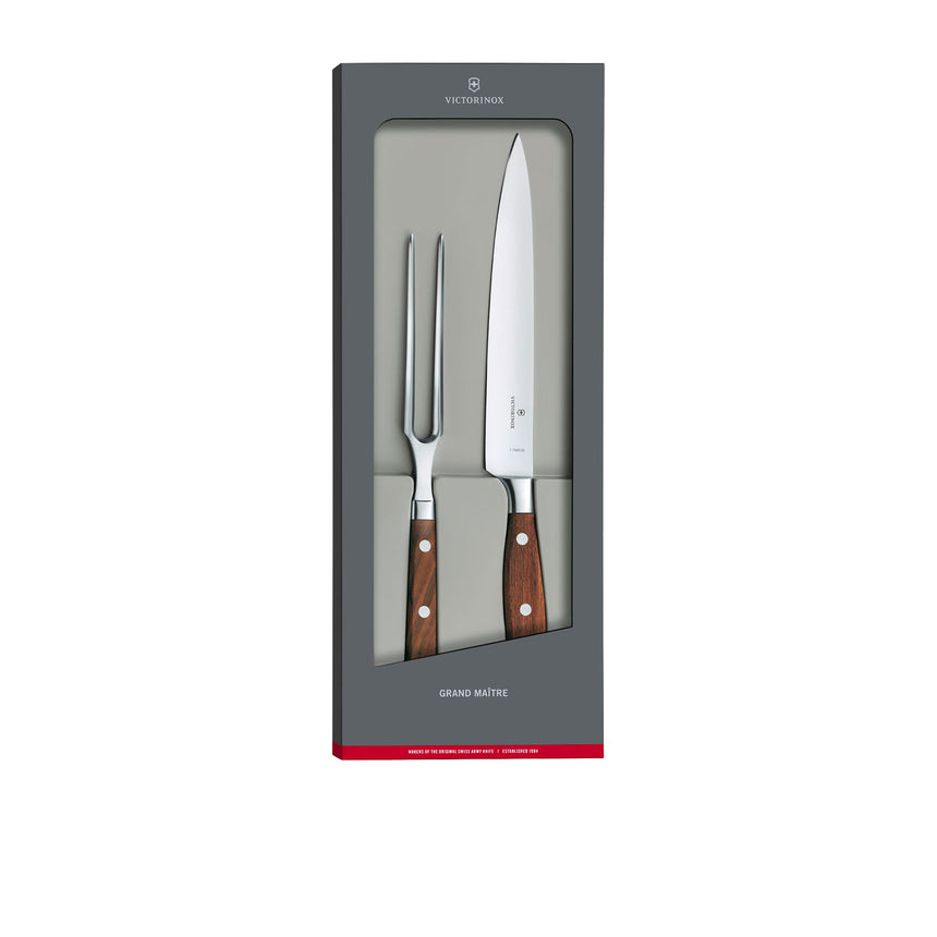 Victorinox Maple Wood Forged Carving Set 20cm - Image 01