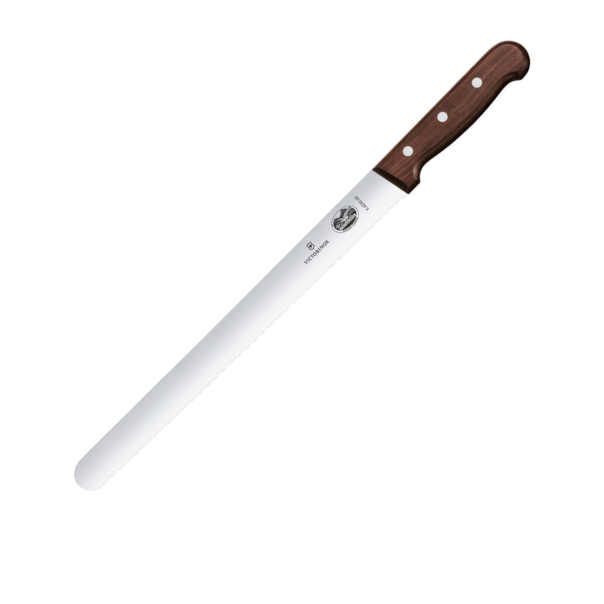 Victorinox Serrated Slicing Knife 30cm Rosewood - Image 01