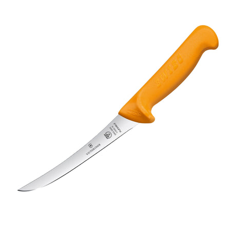 Victorinox Swibo Curved Flexible Blade Boning Knife 16cm Orange - Image 01