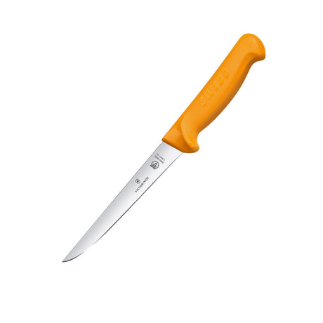 Victorinox Swibo Straight Wide Blade Boning Knife 18cm Orange - Image 01