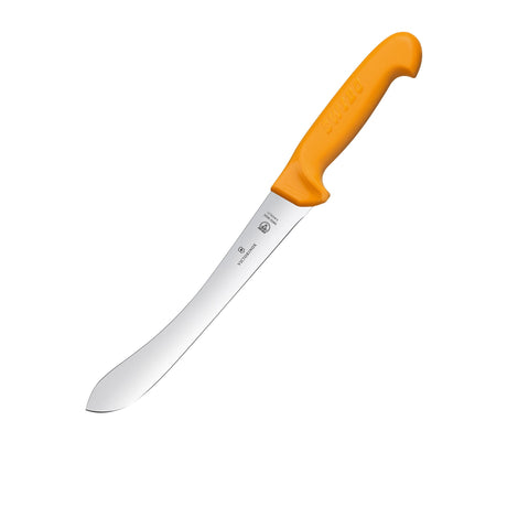 Victorinox Swibo Wide Tip Blade Butchers Knife 21cm Orange - Image 01