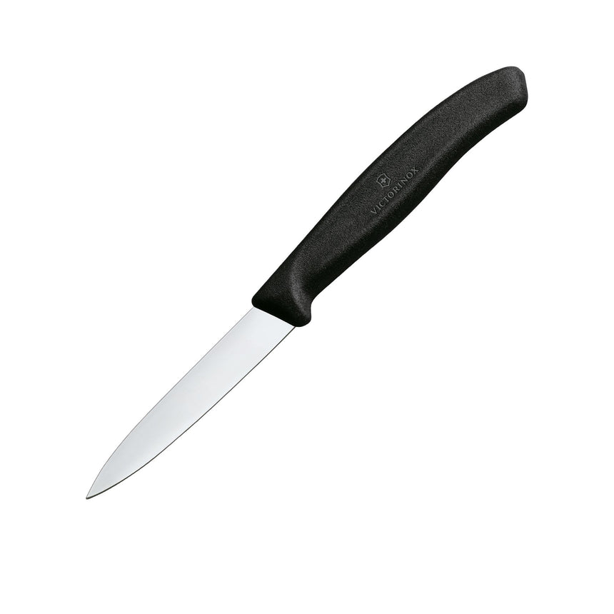 Victorinox Swiss Classic Pointed Tip Straight Paring Knife 8cm in Black - Image 01