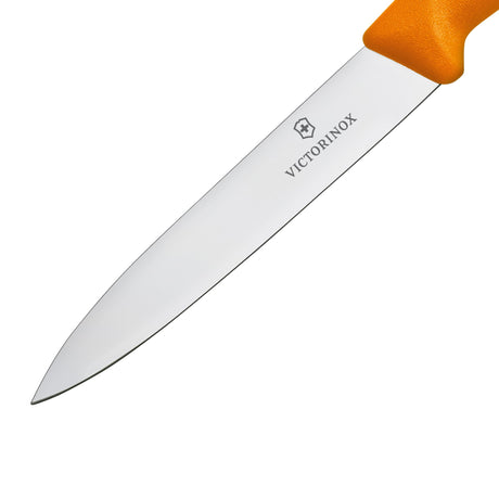 Victorinox Swiss Classic Vegetable Knife Pointed Blade 10cm Orange - Image 02