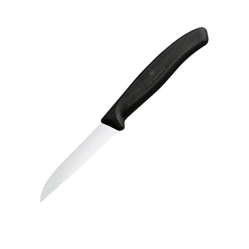 Victorinox Serrated Paring Knife 8cm Black - Image 01