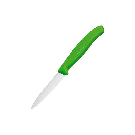 Victorinox Swiss Classic Serrated Paring Knife 8cm Green - Image 01