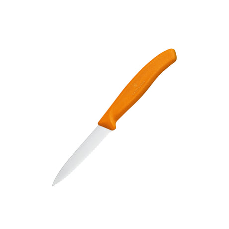 Victorinox Swiss Classic Serrated Paring Knife 8cm Orange - Image 01