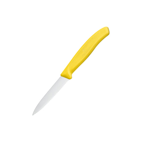 Victorinox Swiss Classic Serrated Paring Knife 8cm Yellow - Image 01