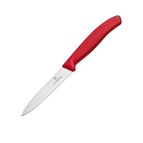 Victorinox Paring Knife Pointed Blade 10cm in Red - Image 01