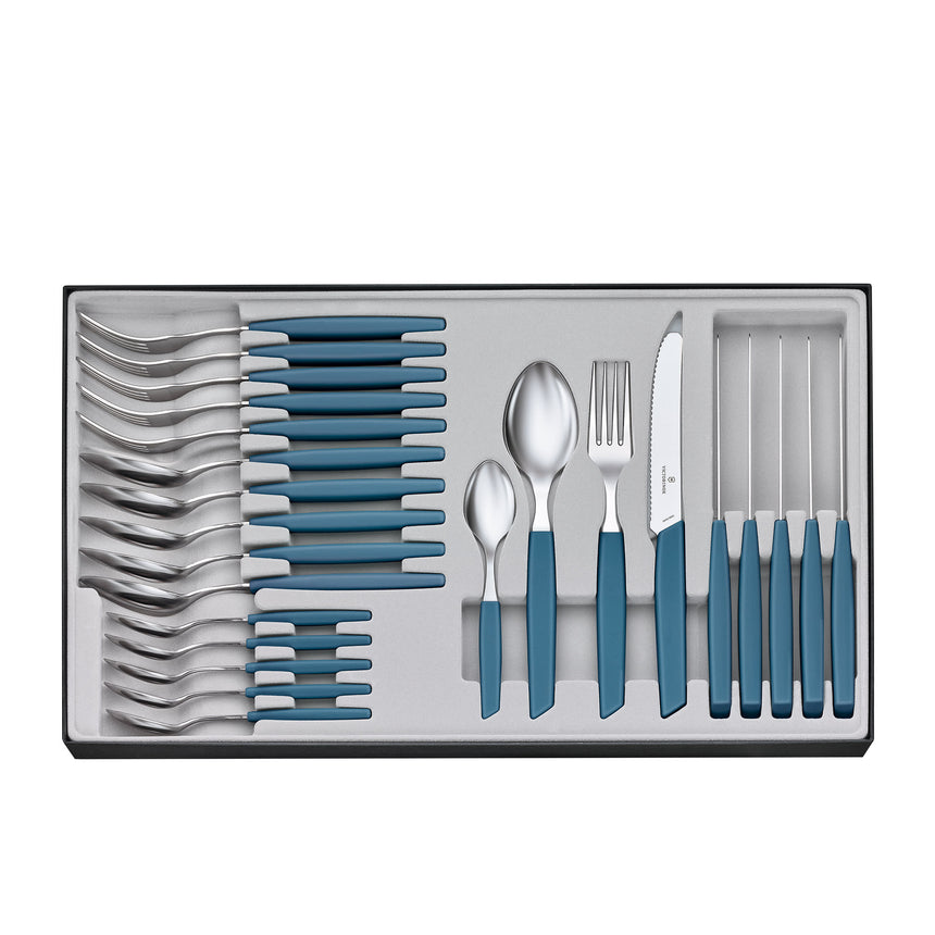 Victorinox Swiss Modern Table 24 Piece Set Cornflower - Image 01