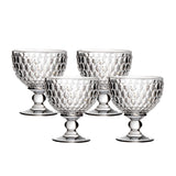 Villeroy & Boch Boston Champagne Coupe and Dessert Bowl Set of 4 - Image 01