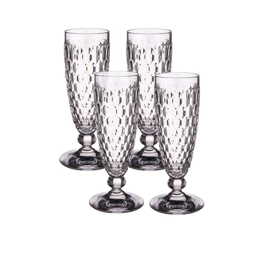 Villeroy & Boch Boston Champagne Flute 145ml Set of 4 - Image 01