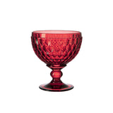 Villeroy & Boch Boston Coloured Champagne Coupe and Dessert Bowl Set of 4 in Red - Image 02