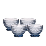 Villeroy & Boch Boston Coloured Dessert Bowl Set of 4 in Blue - Image 01