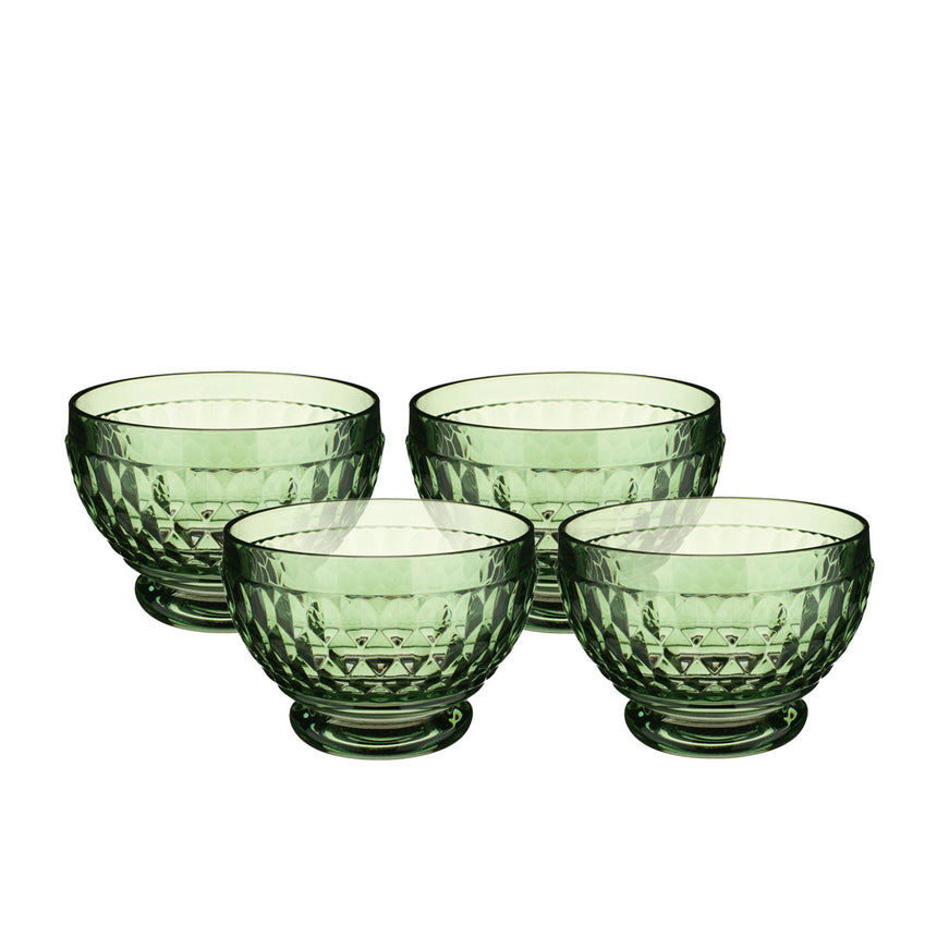 Villeroy & Boch Boston Coloured Dessert Bowl Set of 4 Green - Image 01